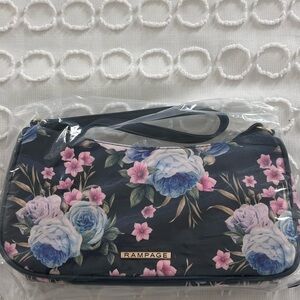 Floral rampage shoulder purse